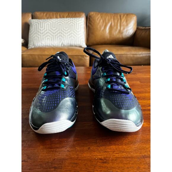 Adidas Adipure CrazyQuick 17 Low Top Running Sneakers Black/Vivid/Pink Women 7.5 - Picture 6 of 9